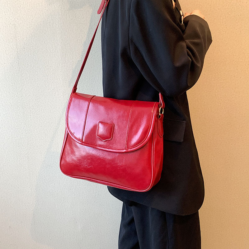 2023 New Niche Fashion Retro Large-capacity Briefcase