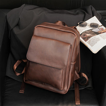 New Korean Version Of Retro Casual Trendy Men Fashion Multi-platform Travel Backpack