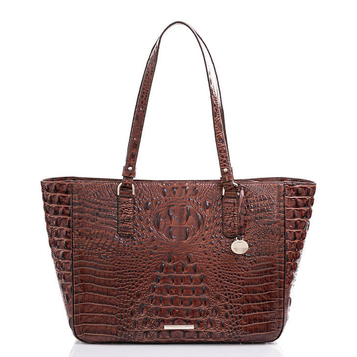 Multicolor Brahman Crocodile Pattern Portable Armpit Tote Retro Women's Bag