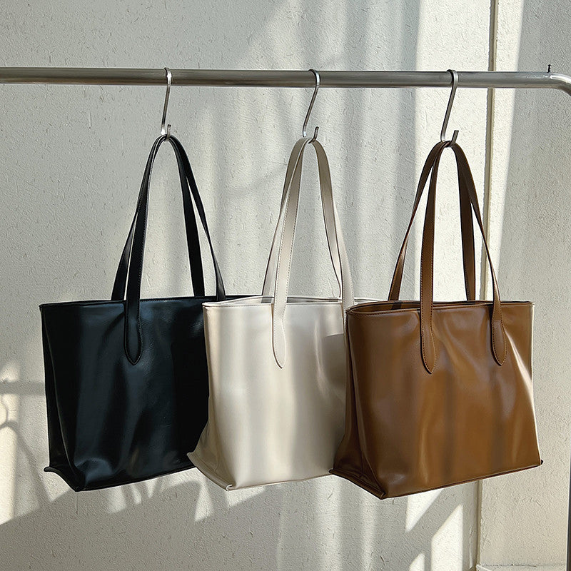 Commuter Large Shoulder Simple Tote Bag