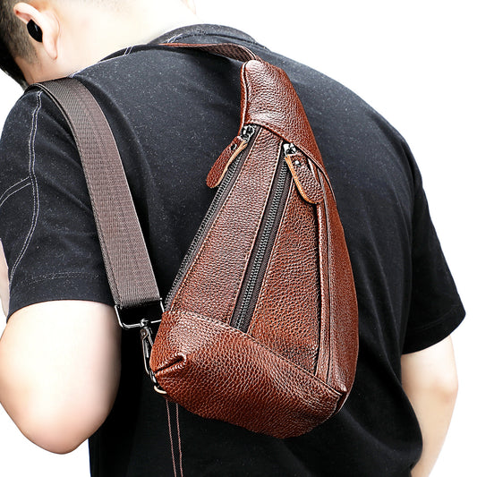 Leather Shoulder Bag Men