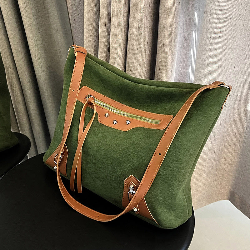 Suede Vintage Crossbody Bag Shoulder Bag