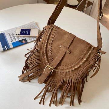 Tassel Vintage Saddle Bag