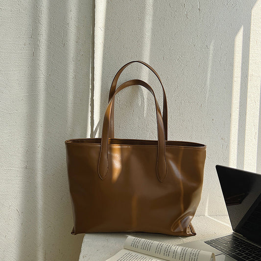 Commuter Large Shoulder Simple Tote Bag