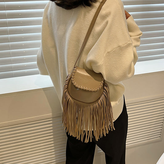 Fringed Saddle Bag