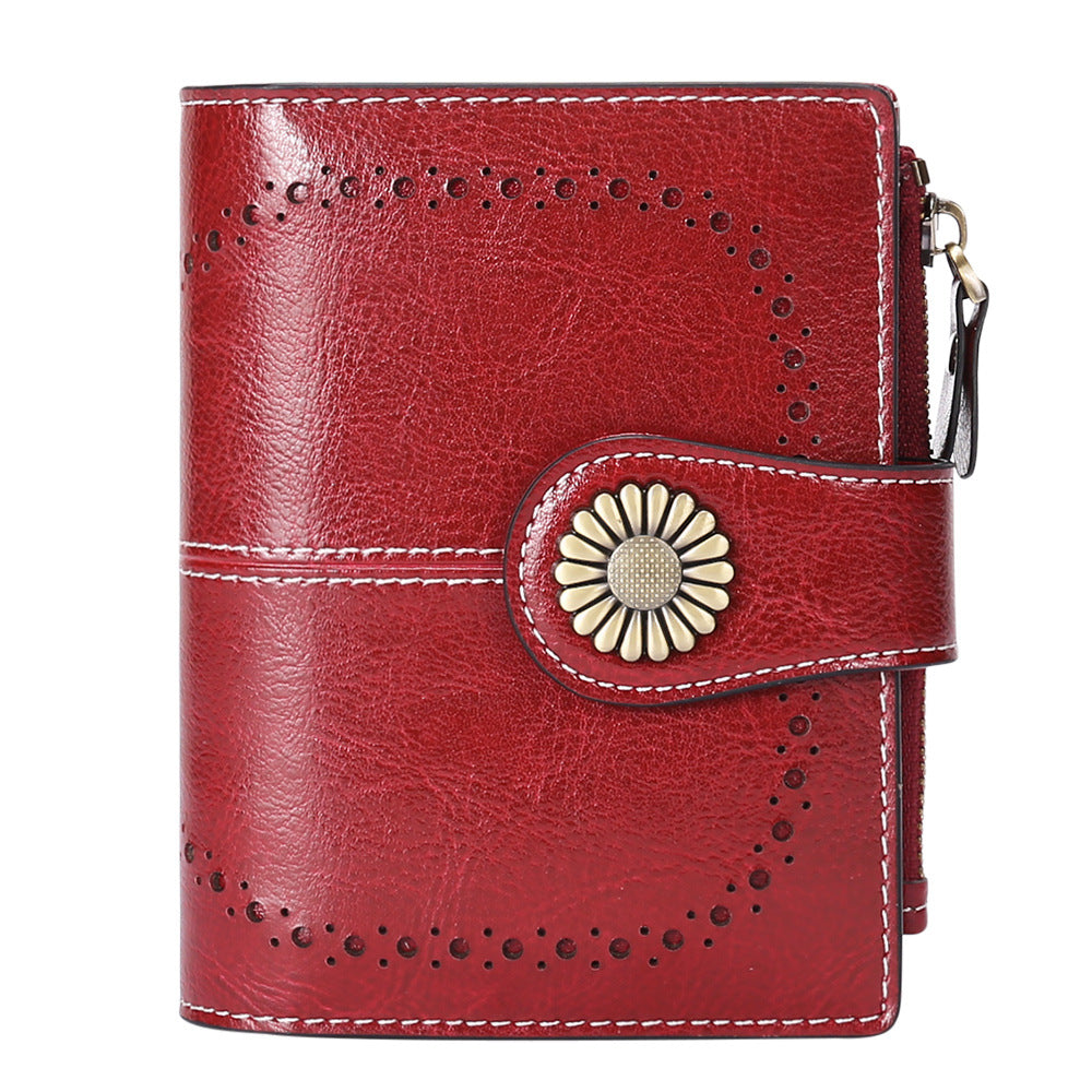 Cropped Zip Wallet