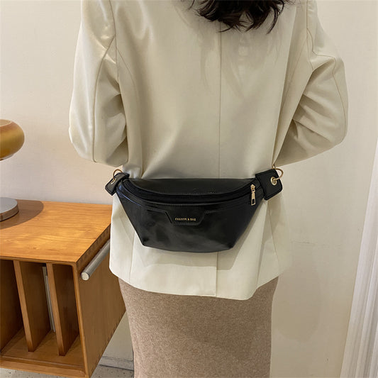 Solid Color Fashion Casual Foreign Style Small Hanging Bag