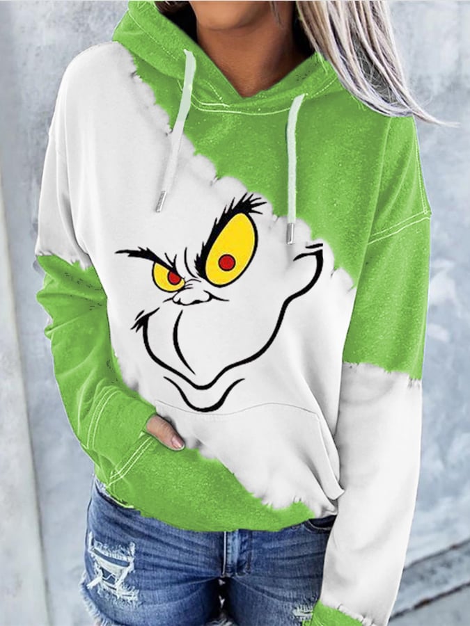 Women's Christmas Printed Hoodie