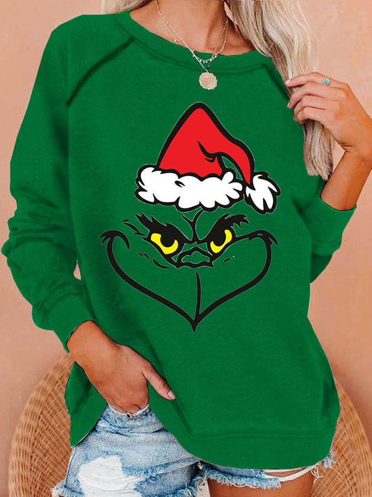 Women's  Print Long Sleeve Sweatshirt