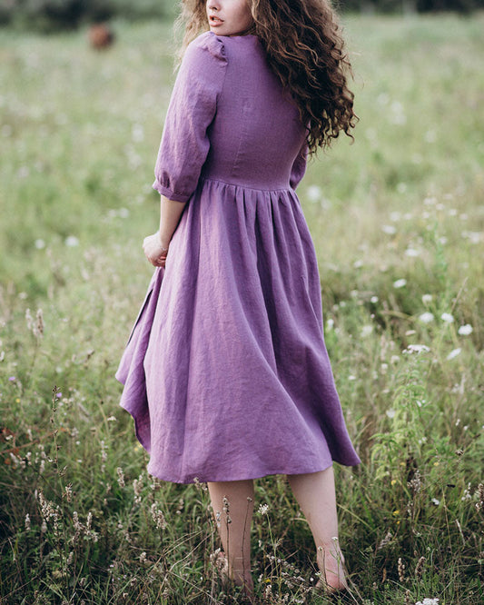 Vintage cotton linen dress