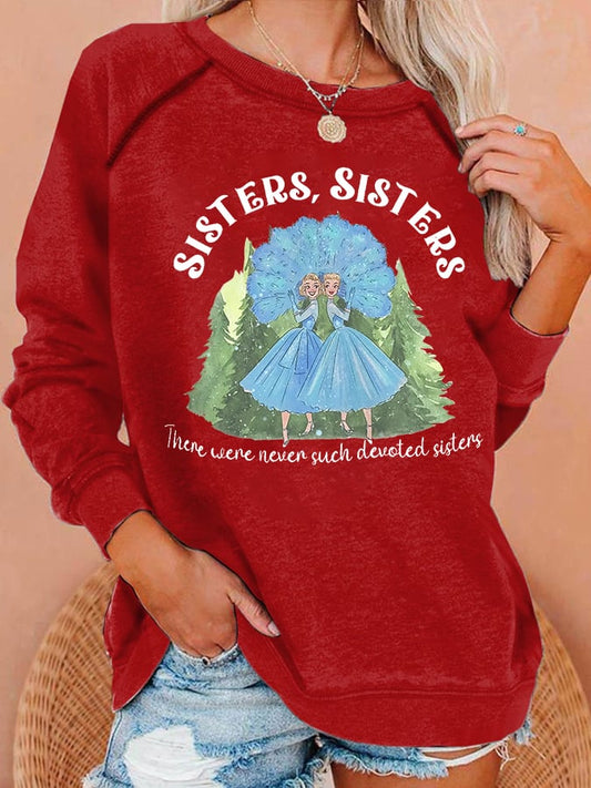 Women'S Christmas Print Casual Sweatshirt