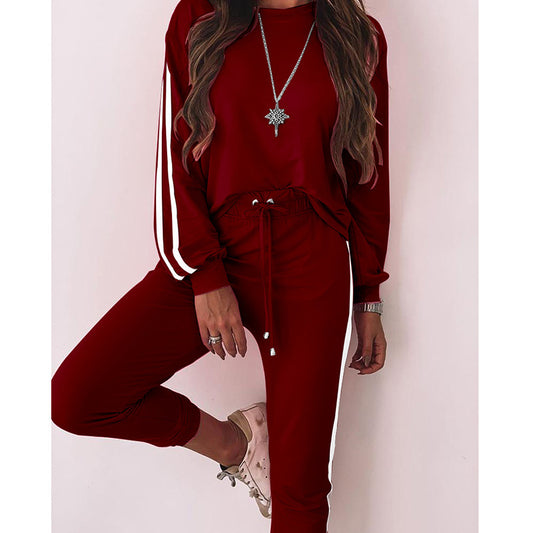 🔥Christmas Sale 🎁🎄-50% OFF-Ladies Fashion Loose Round Neck Long Sleeve Casual Suit