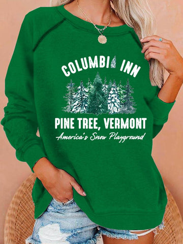 Women'S Christmas Print Casual Sweatshirt