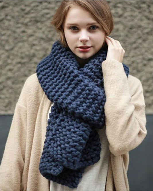 🔥Christmas Sale 🎁🎄-50% OFF-Pure Color Wool Scarf Warm Scarf