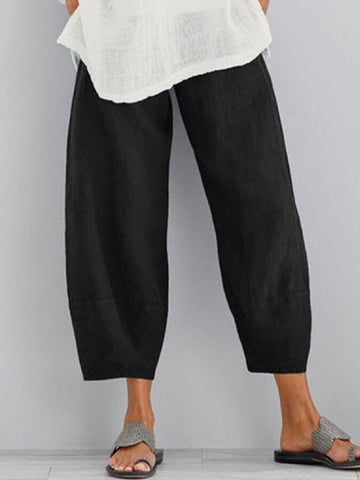 Simple Loose Casual Capris