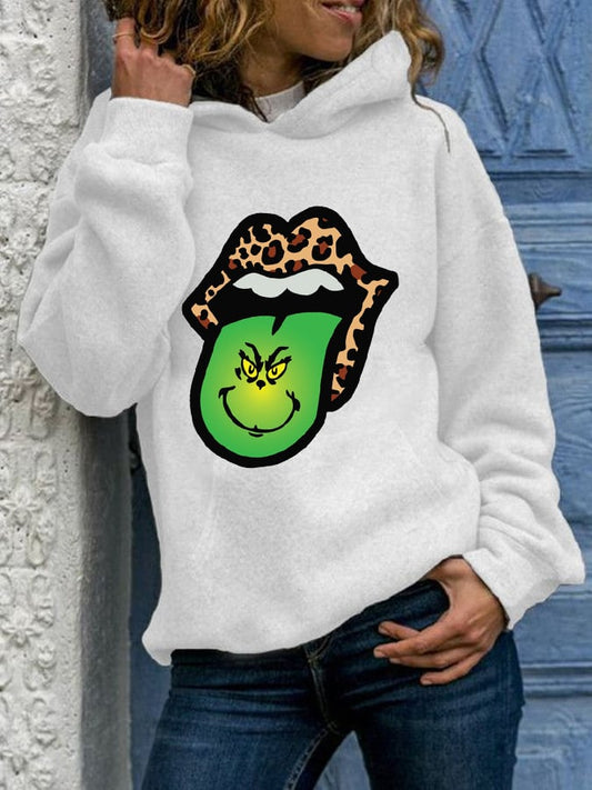 Women's Christmas Printed Hoodie