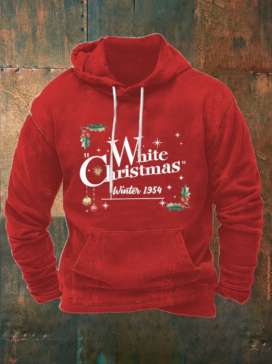 Men's Funny Christmas Print Casual Hoodie