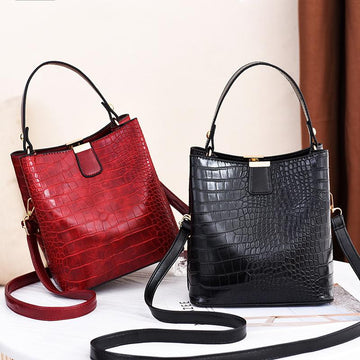 2021 new ladies one-shoulder messenger bucket bag