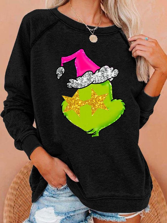 Women's Christmas Graphic Print Sweatshirt