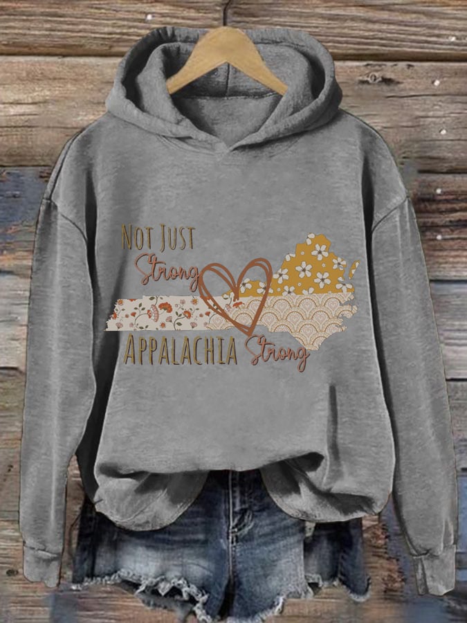 Women's Appalachia Strong Print Casual Sweatshirt