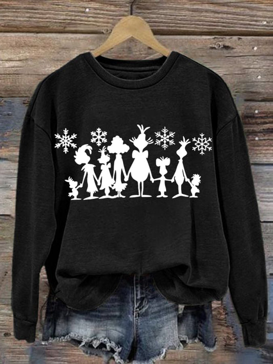 Women'S Christmas Printed Casual Sweatshirt