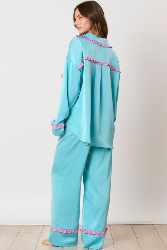 Aqua Bliss Pajama Set